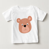 Niedliche Bärenfläche Baby T-shirt (Vorderseite)