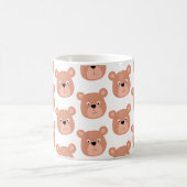 Niedliche Bärenfläche Kaffeetasse (Mittel)