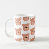 Niedliche Bärenfläche Kaffeetasse (Links)