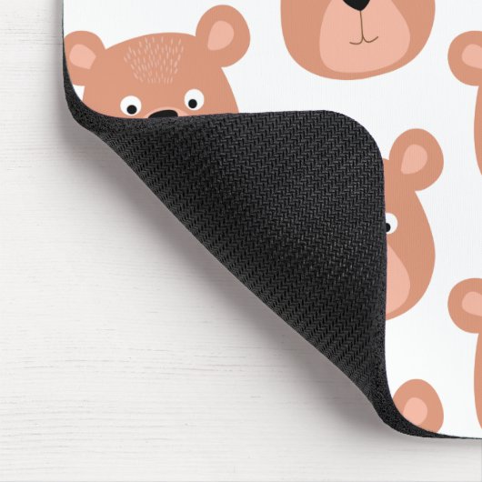 Niedliche Bärenfläche Mousepad (Ecke)