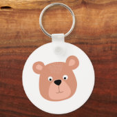 Niedliche Bärenfläche Schlüsselanhänger (Vorderseite)
