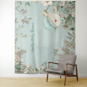 Niedliche Bärenflora Babydusche Landschaft Wandteppich (Beispiel)