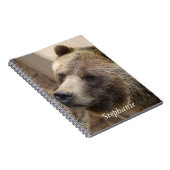 Niedliche Bärenfront Notizblock (Rechte Seite)