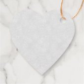 Niedliche Bärenfront Red Scarf & Rosy Cheeks Weihn Geschenkanhänger (Rückseite)