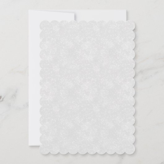 Niedliche Bärenfront Roter Scarf & Rosy Cheeks Save The Date (Rückseite)