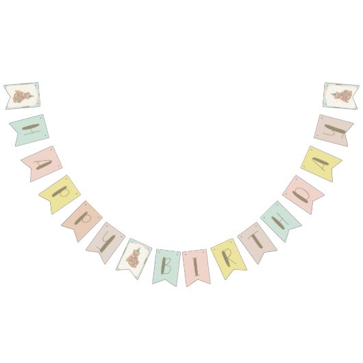 Niedliche Bärenjagdfahnen Wimpelkette (Alle)