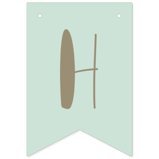 Niedliche Bärenjagdfahnen Wimpelkette (Zweite Fahne)