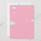 niedliche Bärenkuppel-Babydusche Einladung (Rückseite)