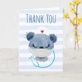 Niedliche Bärenkurse mit Maske-Aufwertung Karte (Gelbe Blume)