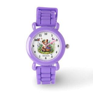Niedliche Bärenliebhaber, die sich an die Bedürfni Armbanduhr
