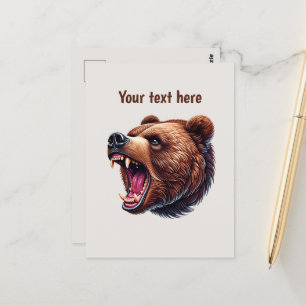 Niedliche Bärenliebhaber Postkarte