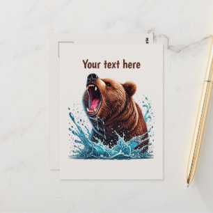 Niedliche Bärenliebhaber Postkarte