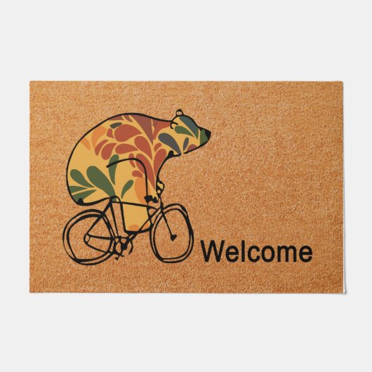 Niedliche Bärenmatte, Vorderruge, Hauswärmespende Fußmatte (Vorderseite)