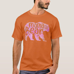 Niedliche Bärenmommy Animal Mama Bear Family Mama T-Shirt