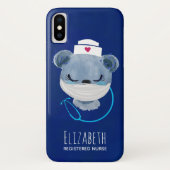 Niedliche Bärennahrung mit einer medizinischen Mas Case-Mate iPhone Hülle (Rückseite)