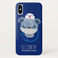 Niedliche Bärennahrung mit einer medizinischen Mas