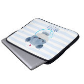 Niedliche Bärennahrung mit einer medizinischen Mas Laptopschutzhülle (Vorne Knopf)