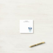 Niedliche Bärennahrung mit einer medizinischen Mas Post-it Klebezettel (Auf Schreibtisch)