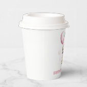 Niedliche Bärenpastellpapiere Pappbecher (Rechts)