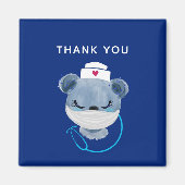 Niedliche Bärenschwester mit einer medizinischen M Magnet (Vorne)