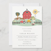 Niedliche Barnyard Farm Animal Jegliches Alter Geb Dankeskarte (Vorderseite)