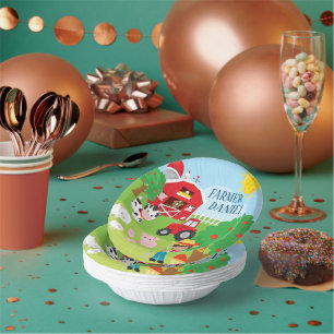 Niedliche Barnyard Tiere, Bauer, Traktor Geburtsta Pappteller