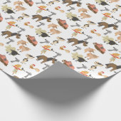 Niedliche Barnyard-Vieh | irgendeine Geschenkpapier (Ecke)