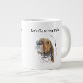 Niedliche Basisfarben-Illustration Jumbo-Tasse (Vorderseite Rechts)