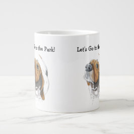 Niedliche Basisfarben-Illustration Jumbo-Tasse