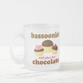 Niedliche Bassoon-Tasse Mattglastasse (Links)
