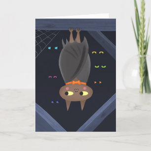 Niedliche Bat Birthday Card Karte
