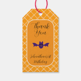 Niedliche Bat Halloween Geburtstagsparty Feigwaren Geschenkanhänger