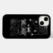 Niedliche Bats & Spooky Pumpkins iPhone Case (Rückseite (Horizontal))