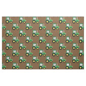 Niedliche Bauernkids Traktor Brown Stoff (Fat Quarter (45,7 x 55,9 cm))