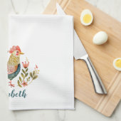 Niedliche Bauernstube Geschirrtuch (Viertel Falte)