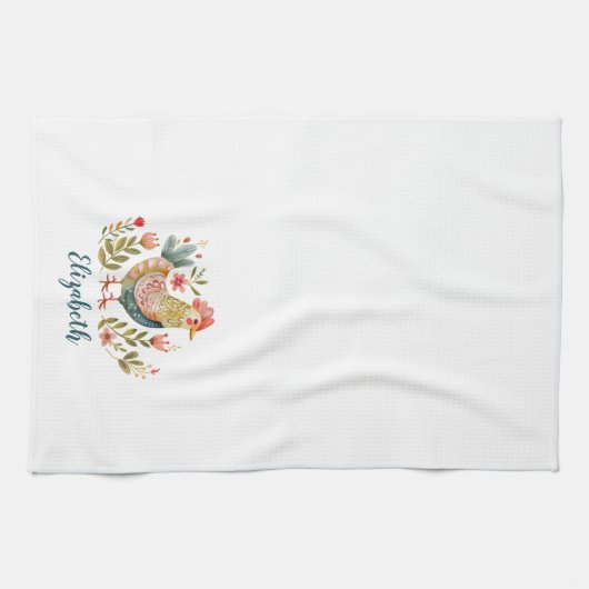 Niedliche Bauernstube Geschirrtuch (Horizontal)
