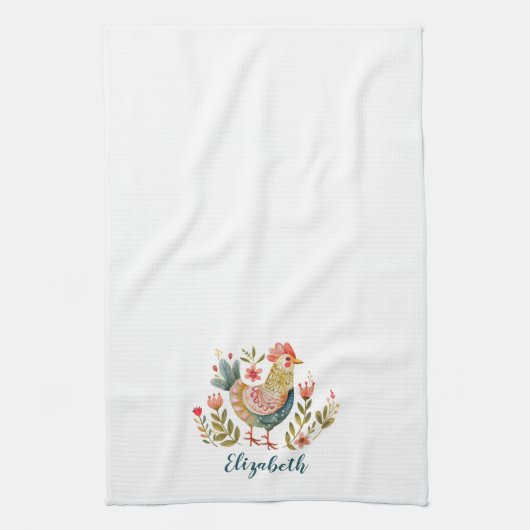 Niedliche Bauernstube Geschirrtuch (Vertikal)