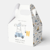 Niedliche Baukraniche Kinderdusche Geschenkschachtel (Vorderseite)