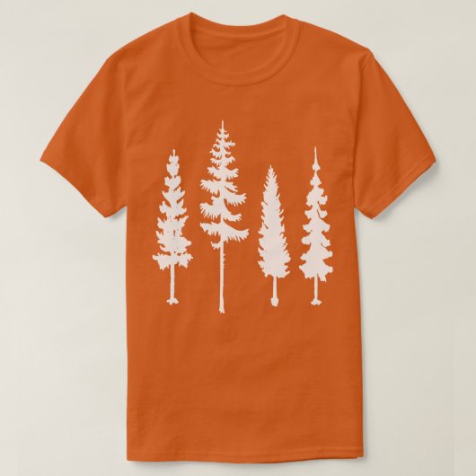 Niedliche Bäume 2 T-Shirt (Design vorne)