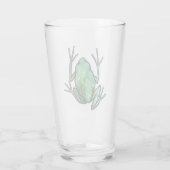 Niedliche Baumfrosche Kunstfrosche I Liebe Frösche Glas (Rückseite)