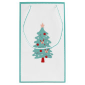 Niedliche Baumgeschenktasche (Meeresfrüchte) Kleine Geschenktüte (Rückseite)