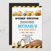 Niedliche Bauveranstaltung Einladung (Vorne/Hinten)