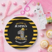 Niedliche Bauweise 1. Geburtstag Party Teller (Party)