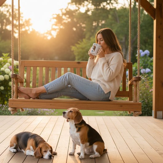 Niedliche Beagle-Liebe Kaffeetasse