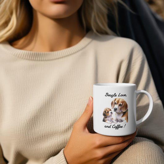 Niedliche Beagle-Liebe Kaffeetasse