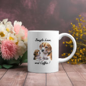 Niedliche Beagle-Liebe Kaffeetasse