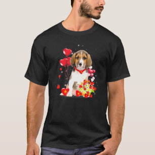 Niedliche Beagle Valentine DayDog Valentine T-Shirt