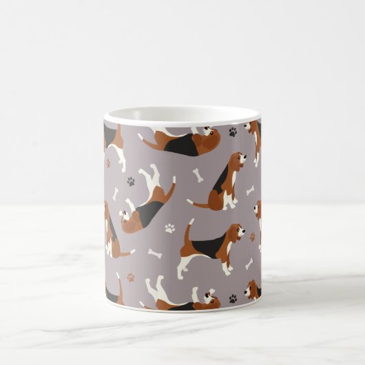 Niedliche Beagles Kaffeetasse (Mittel)