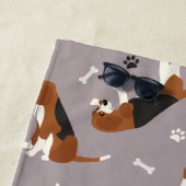 Niedliche Beagles Strandtuch (Beispiel)