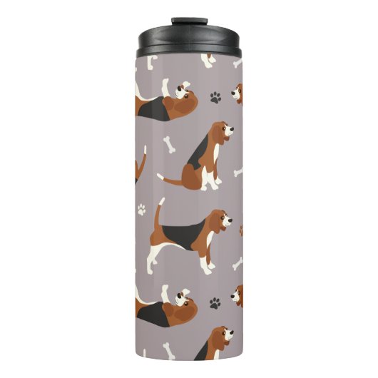 Niedliche Beagles Thermosbecher (Vorderseite)